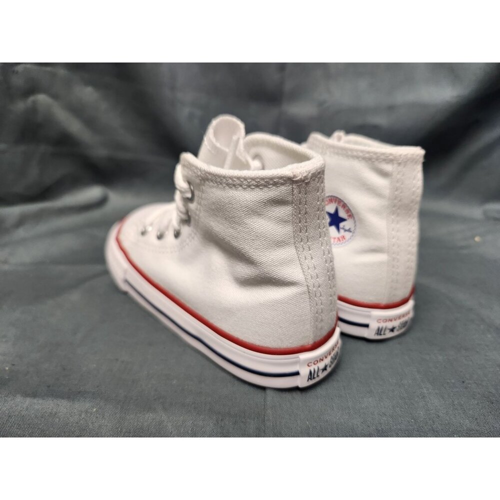 Converse Toddlers Chuck Taylor All Star Hi Lace Up White Size 9 NEW NO BOX! - Picture 6 of 10